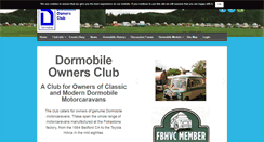 Desktop Screenshot of dormobile.org.uk